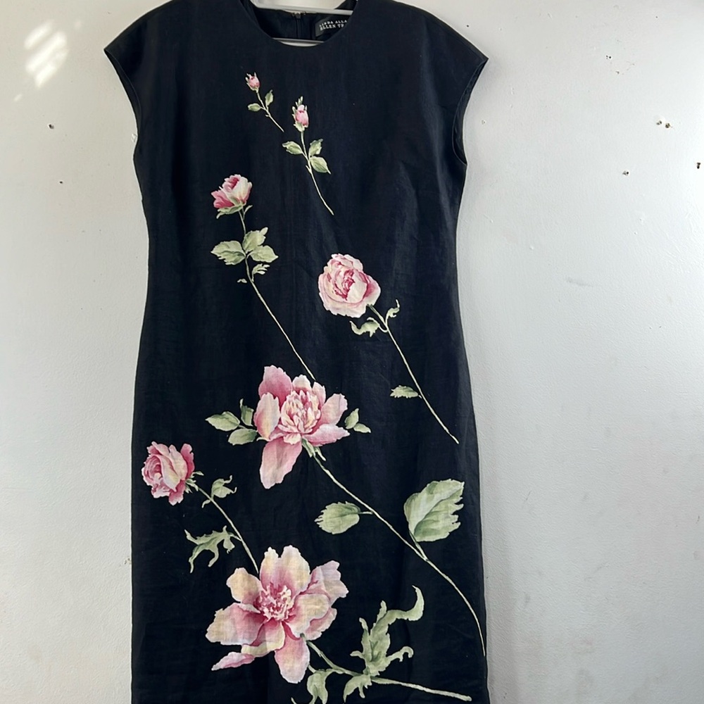 Vintage Linda Allard Ellen Tracy knee length sheath dress